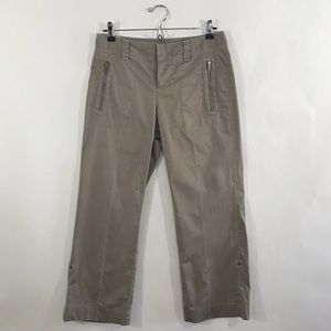 ATHLETA Khaki Camp Hiking Pants Cropped